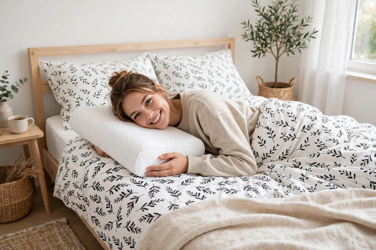 Orthopedic Cervical Memory Foam Neck Pillow