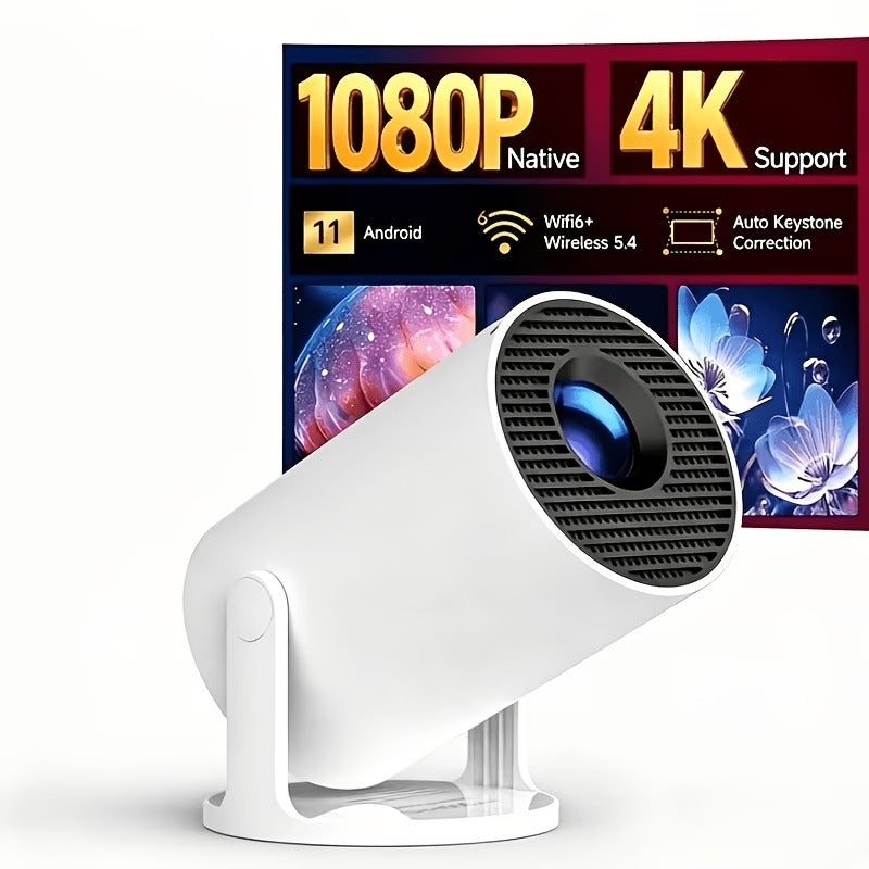 HY300 Ultra HD Smart Projector - 4K Support & Android 11