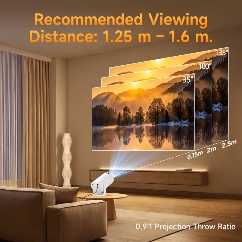 HY300 Ultra HD Smart Projector - 4K Support & Android 11