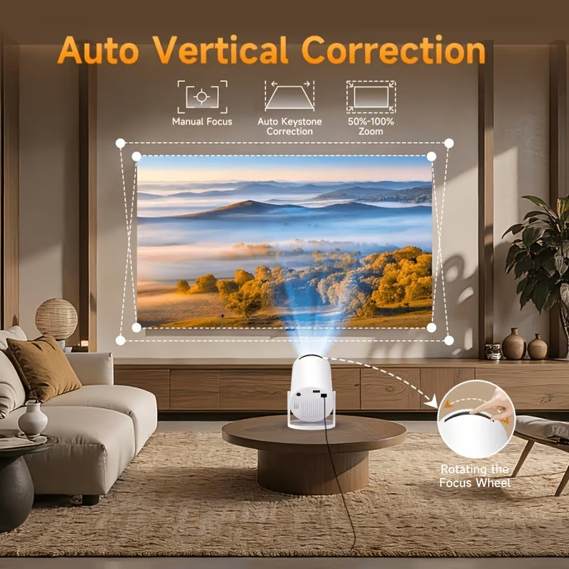 HY300 Ultra HD Smart Projector - 4K Support & Android 11